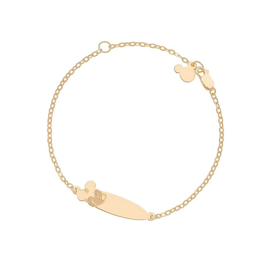 CANDY | Disney Id-Armband Mickey Mouse, Gold 375