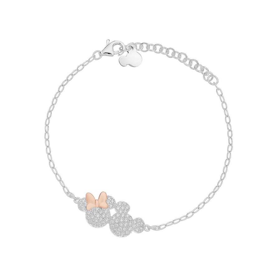 CANDY | Disney Armband Mickey & Minnie Mouse, 925 Sterling Silber