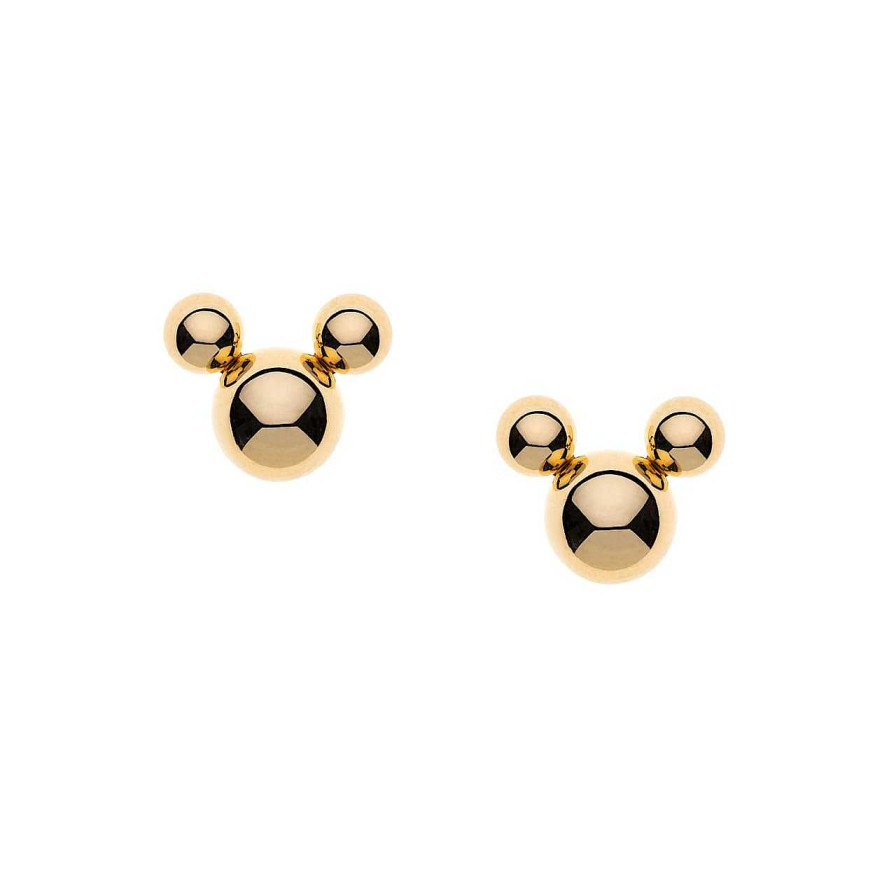 CANDY | Disney Ohrstecker Mickey Mouse, Gold 375