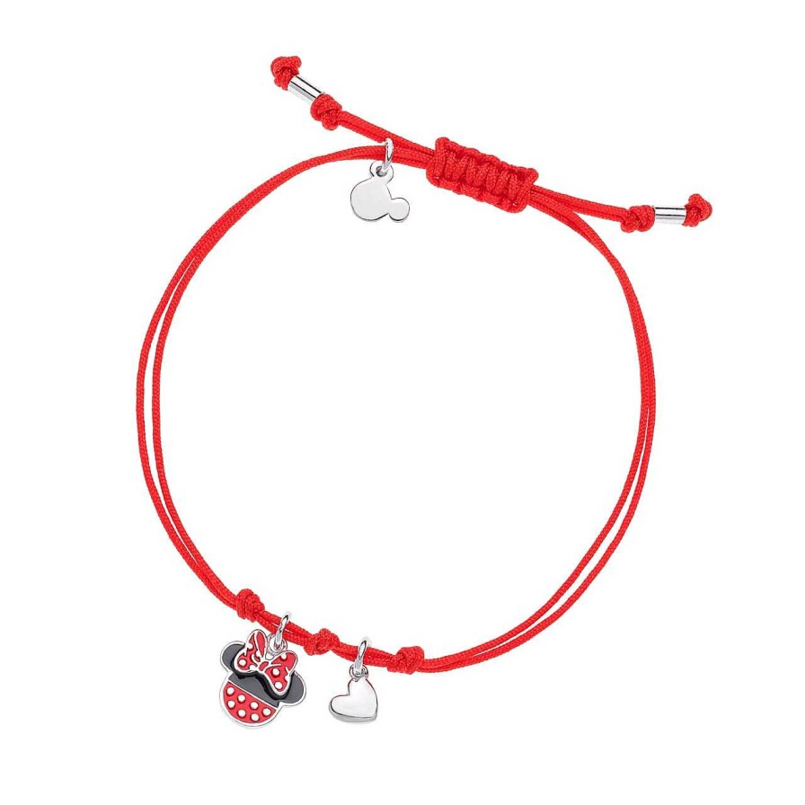 CANDY | Disney Armband Minnie Mouse Herz, 925 Sterling Silber