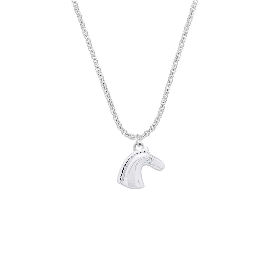 CANDY | Halskette Pferd, 925 Sterling Silber