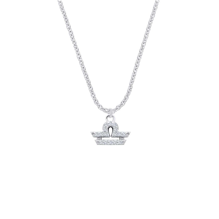 CANDY | Halskette Sternzeichen Waage, 925 Sterling Silber