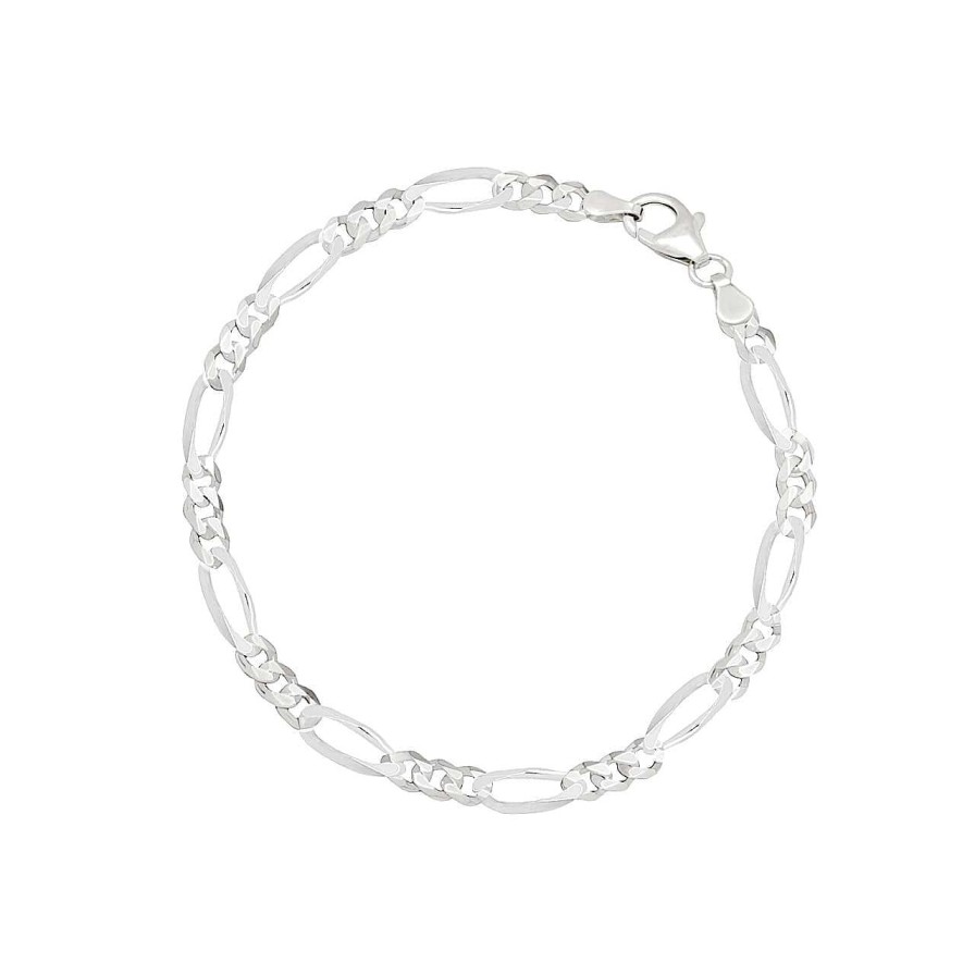 CANDY | Figaro-Armband Aigle 3.4 Mm, 925 Sterling Silber