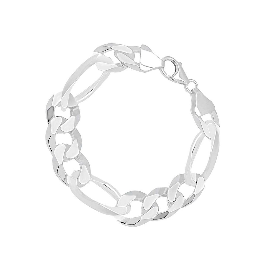 CANDY | Figaro-Armband Aigle 11.0 Mm, 925 Sterling Silber