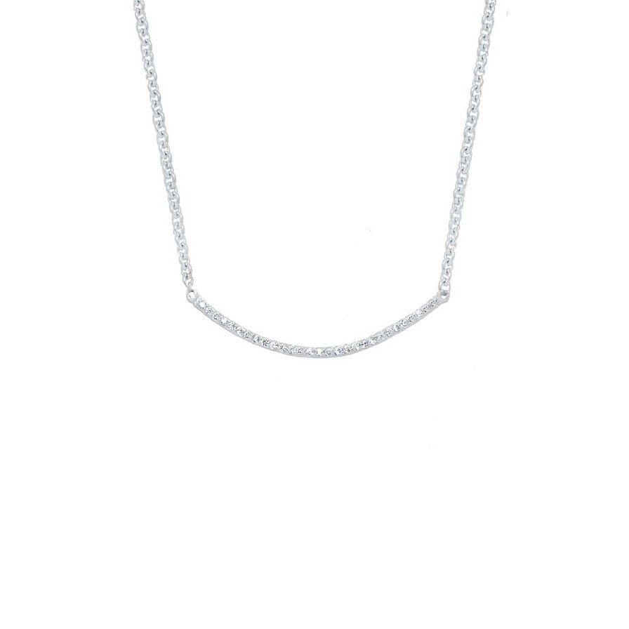 CANDY | Halskette Curve, 925 Sterling Silber