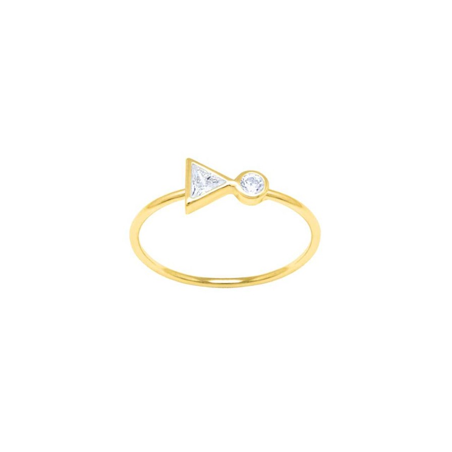 CANDY | Ring Lizzie, 925 Sterling Silber, Vergoldet