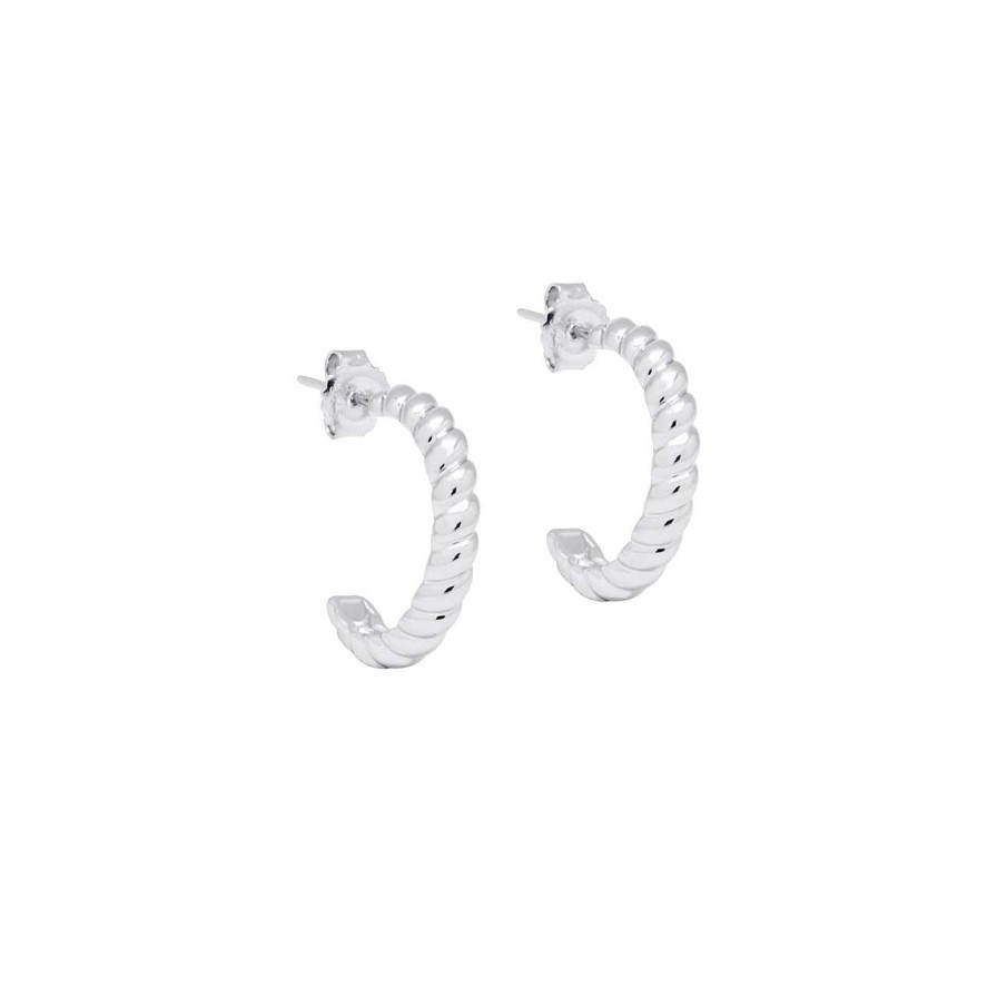 CANDY | Creolen Twist, 925 Sterling Silber