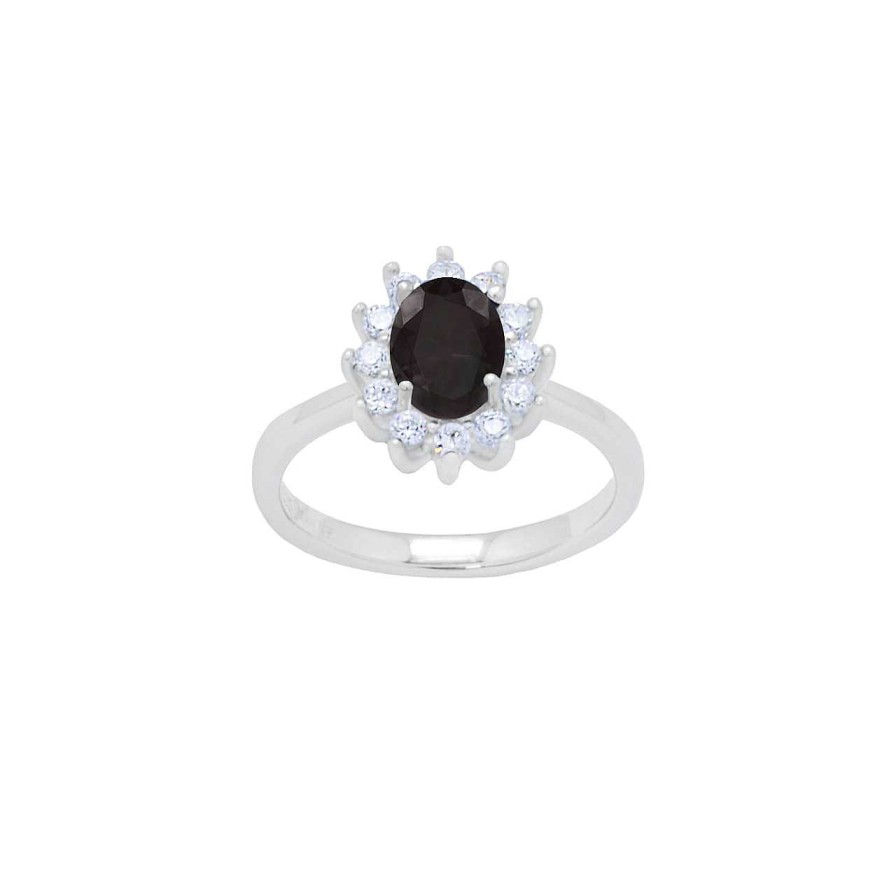 CANDY | Ring Royal, 925 Sterling Silber, Schwarz