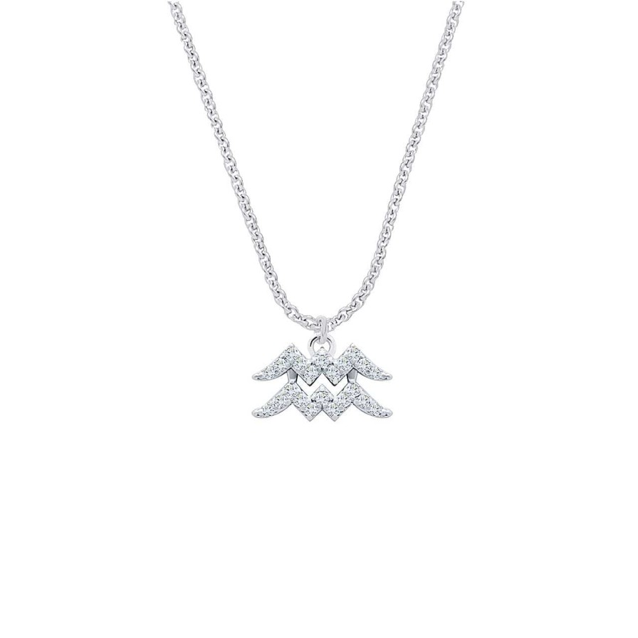 CANDY | Halskette Sternzeichen Wassermann, 925 Sterling Silber