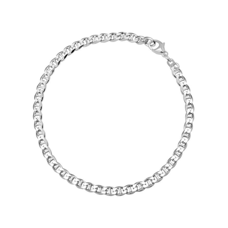 CANDY | Panzersteg-Armband Ceres M, 925 Sterling Silber