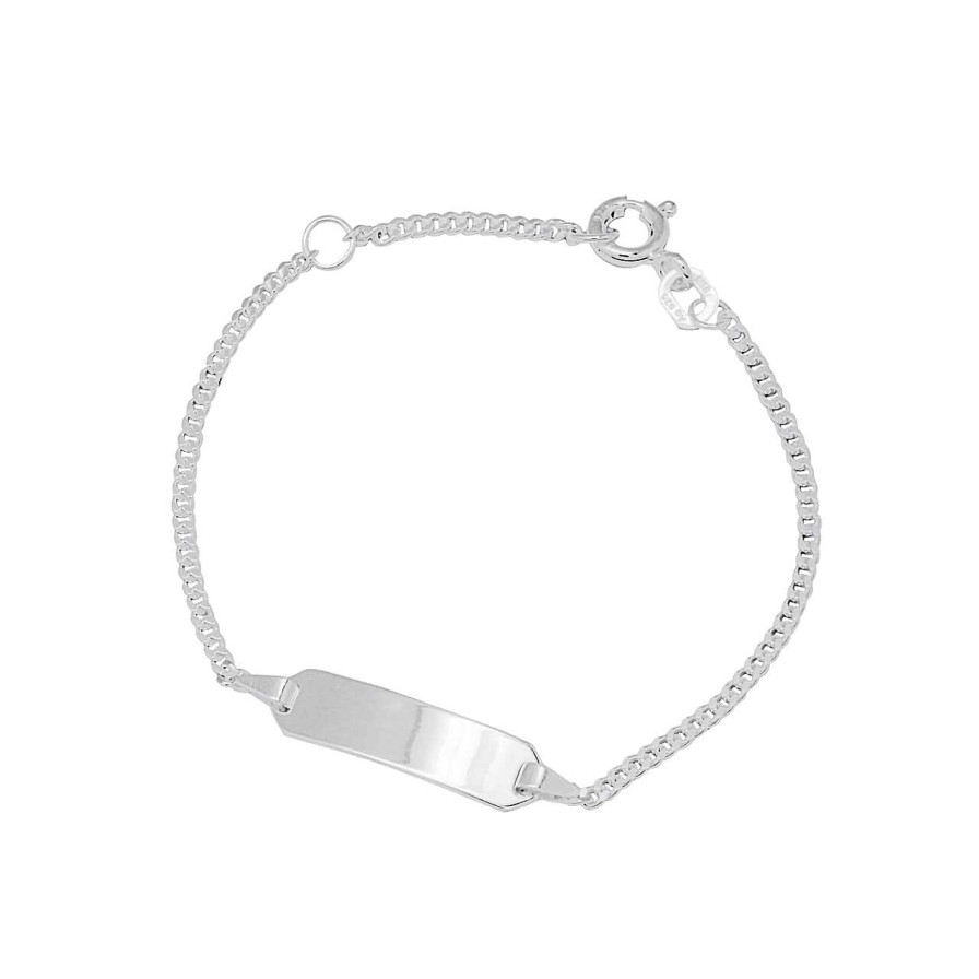 CANDY | Kinder-Id-Armband Neni, 925 Sterling Silber