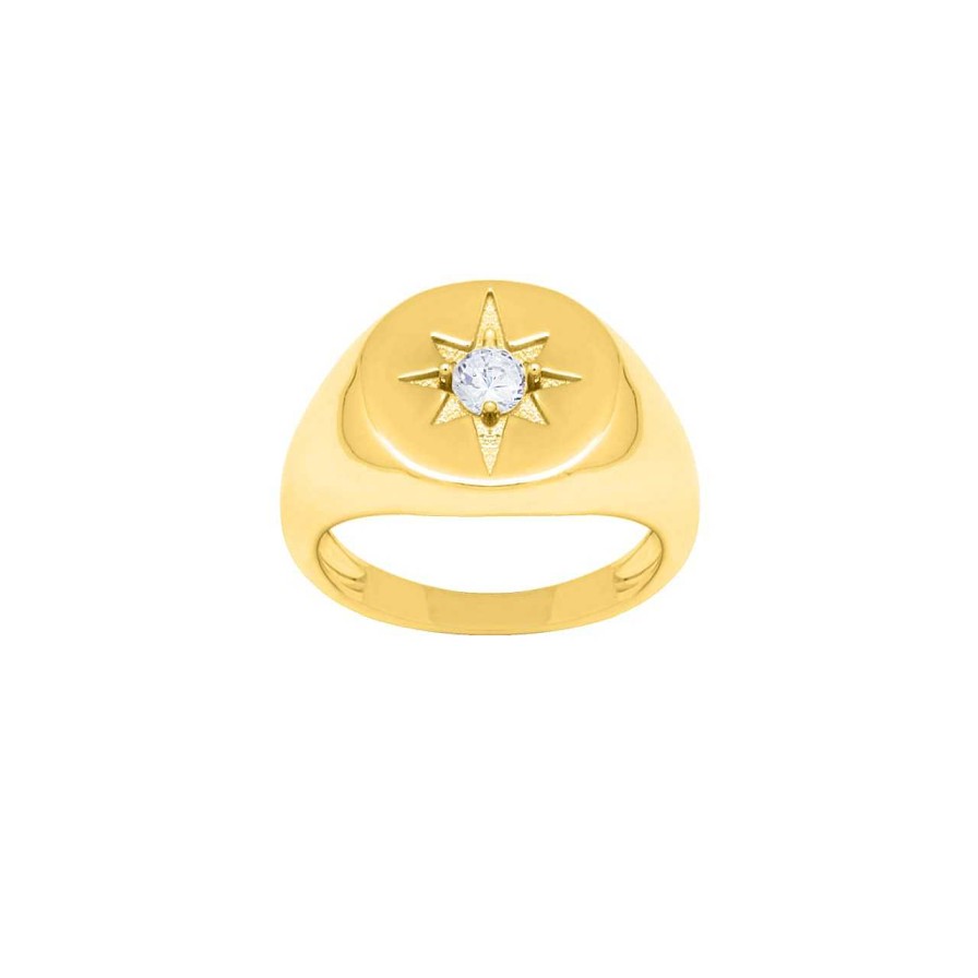 CANDY | Ring Aura, 925 Sterling Silber, Vergoldet