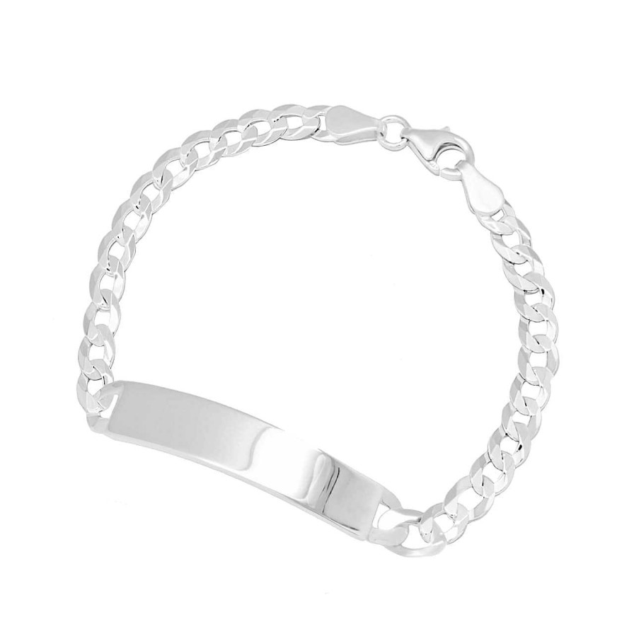 CANDY | Id-Armband Panzer 8.0 Mm, 925 Sterling Silber